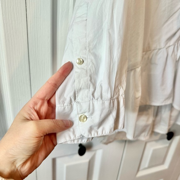 Trovota birds of paradis lace up peplum blouse - Picture 4 of 7